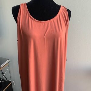 Plus burnt orange sundress